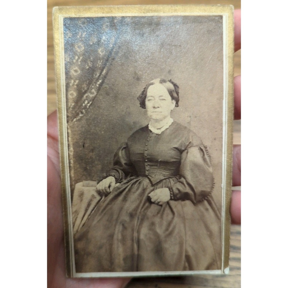Antique Cabinet Card Woman Lady Victorian Portrait Photograph Unframed 4x2.5
